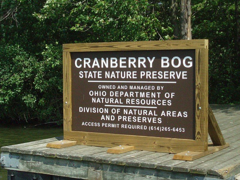 File:Cranberry Bog Sign.jpg