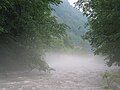 The river in fog near Wolfenschiessen