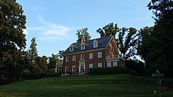 Colonial houses situated along Riverside Drive in Forest Hill.