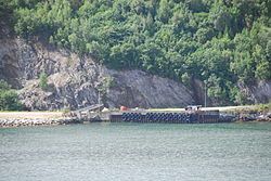 View of the old ferry quay