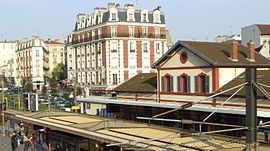 The train station at La Garenne-Colombes