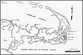 US Navy map Manus Naval Base in 1945