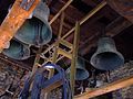 Mechanical chime of Notre-Dame church (detail of small bells), Saint-Étienne