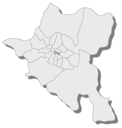 Location of Sredets within Sofia Municipality