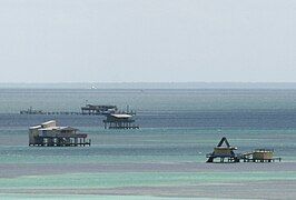 Stiltsville is a group of wood stilt houses located one mile south of Cape Florida