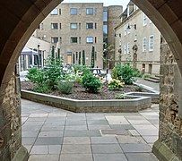 View of Jevons and Pace from the underpass