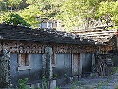 Stone-slab housing of the Paiwan people in Tjuvecekadan Tribe (老七佳部落)