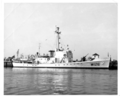 USCGC Agassiz in 1957 at Cape May, New Jersey.