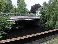 The bridge over Alling Å in Allingåbro