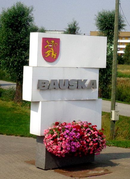 File:Bauska sign, Latvia.jpg