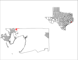 Location of Old River-Winfree, Texas