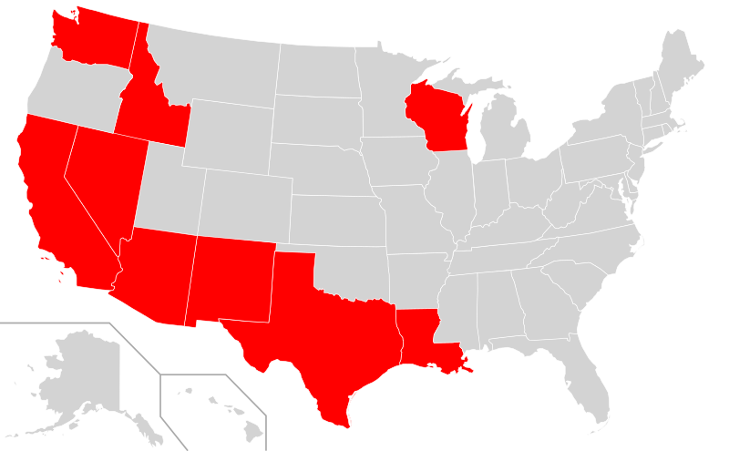 File:Community property states.svg