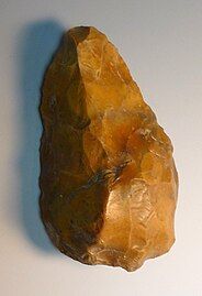 Flint hand axe