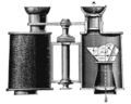 Fernglas Dialyt von M. Hensoldt & Söhne in Wetzlar (1905) mit Dachkant-Pentaprisma mit dritter reflektierender Fläche