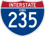 Interstate 235 marker