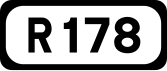 R178 road shield}}