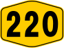 Federal Route 220 shield}}