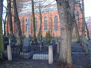 Conradin Kreutzer's grave in December 2014