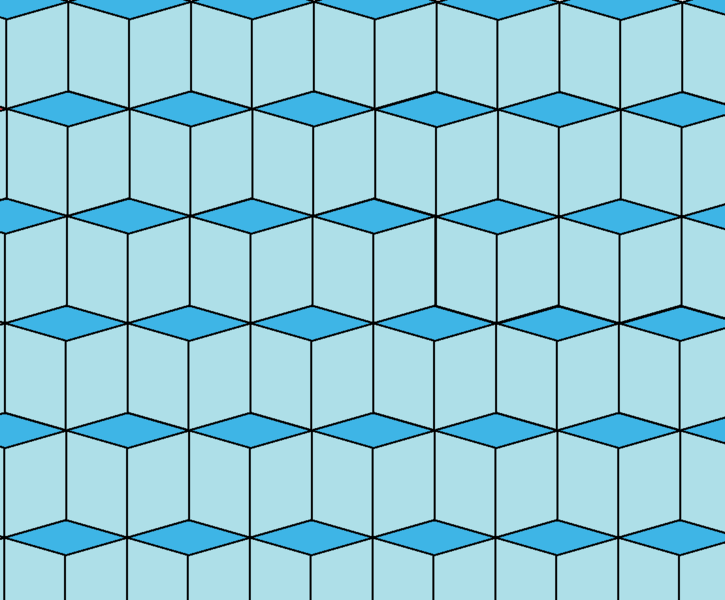 File:Rhombic tiling tilted.png