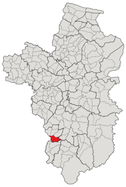 Subdistrict location in Ubon Ratchathani province