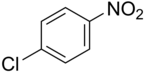 Skeletal formula of 4-nitrochlorobenzene