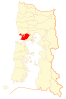 Location of Maullín commune in Los Lagos Region