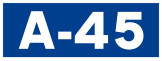 Autovía A-45 shield}}