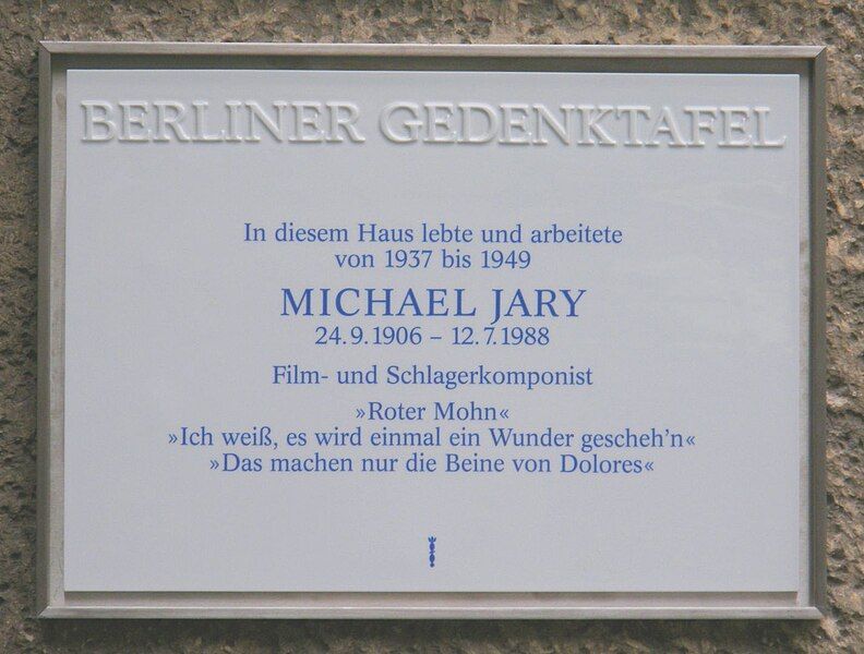 File:Gedenktafel Michael Jary.jpg