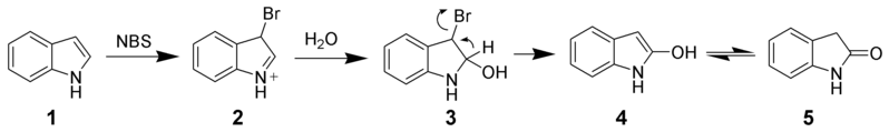 File:Indole NBS Oxidation.png