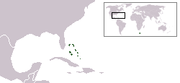 Locator map for the Bahamas