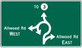 D1-5a Circular Intersection Destination (Diagrammatic)