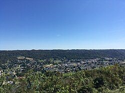 View from Keidaisch Point on the Ohio side of the river