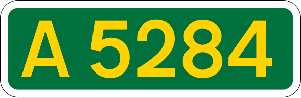 File:UK road A5284.svg