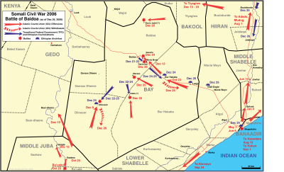 Battle of Baidoa, December 26, 2006