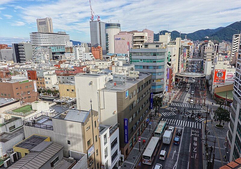 File:DownTown of Kitakyushu.jpg