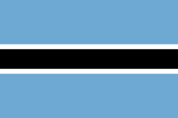 the Flag of Botswana