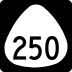 Hawaii Route 250 marker