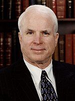 Photographic portrait of John McCain