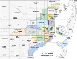 The Flagami neighborhood in Miami