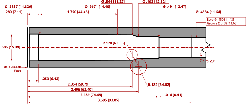 460 Weatherby Magnum Chamber Schematic