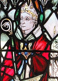 Saint Aidan, Bishop of Lindisfarne, Enlightener of Northumbria.