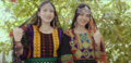 Sindhi women wearing traditional clothing on Sindhi Cultural Day in Jamshoro, Pakistan.