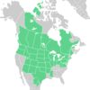 Symphyotrichum ericoides distribution map