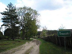 Troszki, Gmina Łagów