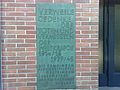 Memorial stones for soldiers who fell in the world wars