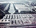 Image 76Westward view from the top of the Washington Monument in 1943 or 1944 during World War II. In the foreground, temporary buildings on the Washington Monument grounds house the Navy's Bureau of Ships. The Main Navy and Munitions Buildings stand to the right of the Lincoln Memorial Reflecting Pool. Temporary buildings to the left of the Reflecting Pool house the Navy's Bureau of Supplies and Accounts. (from National Mall)