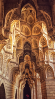 Detail of muqarnas vaulting in the "Abbasid Palace"