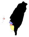 Image 18Administrative units of Taiwan under the Qing dynasty in 1685 (from History of Taiwan)