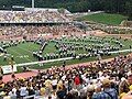 The Marching Mountaineers performing in Kidd Brewer Stadium.