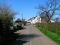 The mainstreet looking towards the main road.